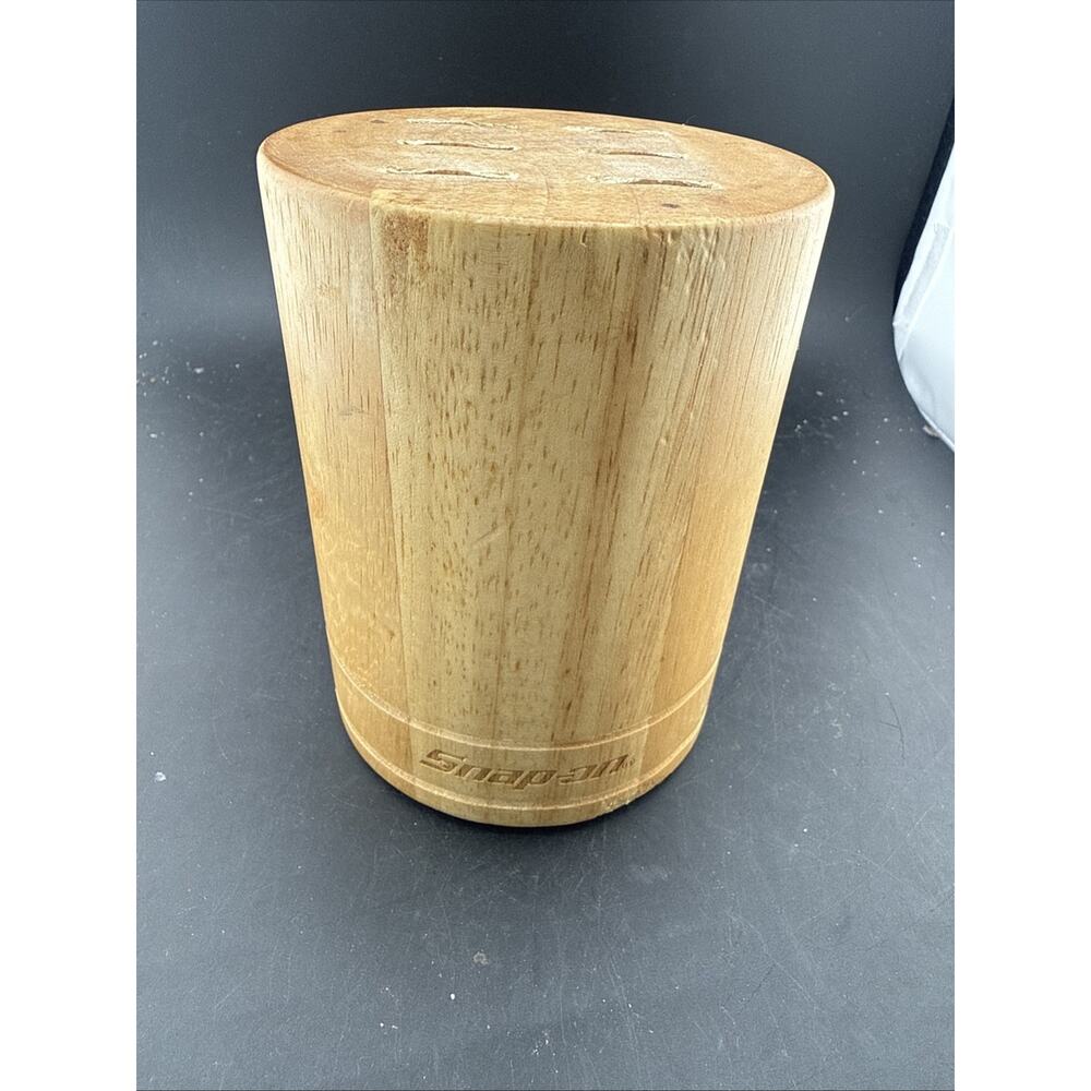 Snap-on Steak Knife Holder Wood Block 6 Slot Replacement
